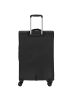 D&N Travel Line 9104 - 4-Rollen-Trolley M 67 cm erw. in schwarz