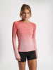 Hummel Hummel T-Shirt Hmlgg12 Multisport Damen Nahtlosen in AURA ORANGE MELANGE