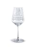 Mr. & Mrs. Panda Glas für Rotwein Hunde Liebe mit Spruch in Transparent