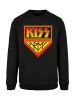 F4NT4STIC Sweatshirt Kiss Rock Band Army Logo in schwarz