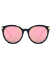 styleBREAKER Cateye Sonnenbrille in Schwarz-Gold / Pink verspiegelt