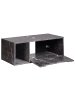 Beliani Badezimmerschrank CASCAVEL in Schwarz - (W) 80 x (H) 28 x (L) 40 cm