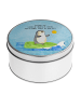 Mr. & Mrs. Panda Dose Pinguin Surfer mit Spruch in Eisblau