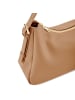 Seidenfelt Nelma Schultertasche 38 cm in toffee