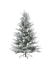 Beliani 2-tlg Weihnachtsbaum BRISCO in Weiß/Grün