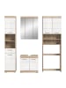 ebuy24 Badmöbelset Lambada Weiß 190 x 34 cm