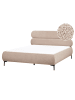 Beliani Doppelbett LESSAY in Beige/Schwarz - (W) 175 x (H) 103 x (L) 213 cm