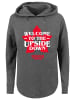 F4NT4STIC Oversized Hoodie Stranger Things Upside Down Dreams in charcoal