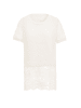paino Damen Strickpullover in Wollweiss