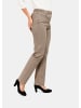 GOLDNER Kurzgröße:  Bequeme Jeansschlupfhose mit Dehnbund in beige
