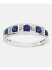 Diamant L'éternel Eternity-Ring aus 375 Weißgold mit Diamant mit Saphir