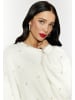 faina Damen Strickpullover in Weiss
