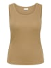 KAFFE curve Jerseytop KCcarina Tight fit in Petrified Oak