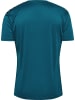 Hummel Hummel T-Shirt Hmlauthentic Multisport Herren Atmungsaktiv Schnelltrocknend in BLUE CORAL/SULPHUR SPRING