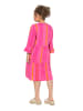 Ulla Popken Midikleid in fuchsia pink