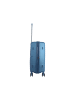 Saxoline SX Resort Trolley TSA Zahlenschloss Spinner 65 cm in blue