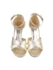 Ital-Design High-Heel Sandalette in Gold