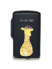 Mr. & Mrs. Panda Feuerzeug Giraffe Blumenkranz ohne Spruch in Schwarz