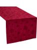 Erwin Müller Jacquard, Baumwollmischung Tischläufer Marbella in rubin