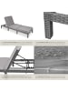 tectake Polyrattan Liege widerstandsfähig UV-beständig 6-fach verstellbar
