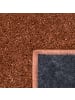 KADIMA DESIGN Waschbarer Teppich waschmaschinenwaschbar Unifarben Küche, Flur in Braun