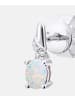 Diamant L'éternel Ohrringe aus 375 Weißgold mit Diamant mit Opal