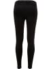Urban Classics Urban Classics Damen Ladies High Waist Rib Velvet Leggings in black
