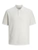 Jack & Jones Gestricktes Polo in Cloud Dancer