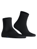 Falke Socken 2er Pack in Schwarz