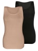 Sassa 2er Sparpack Top in black skin