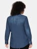 sheego Jeansbluse in blue denim