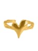 Steel_Art Ring mit Herz Damen Junia goldfarben in Goldfarben