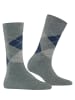 Burlington Socken Melange Marylebone in Pigeon blu