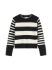 Marc O'Polo Streifen-Pullover regular in Dark Blue