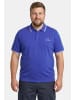Men Plus Poloshirt in azurblau
