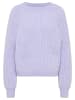 IZIA Damen Strickpullover in Flieder