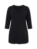 Ulla Popken Longshirt in schwarz