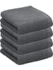REDBEST Frottier, Leichtfrottier Gästetuch 4er-Pack Oceanside in anthrazit