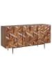 FineBuy Sideboard in Braun / Sheesham / 144x47x72