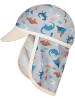 Playshoes UV-Schutz Mütze Dino allover in blau