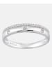 Diamant L'éternel Eternity-Ring aus 375 Weißgold mit 0.15 Karat Diamant