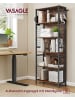 VASAGLE Bücherregal Dacey in Braun-Schwarz - (B)60 x (H)175.6 x (T)30 cm
