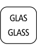 APS 2er Set Windlichter "ELEMENT" in Grau/Transparent Ø 6 cm, H: 8 cm