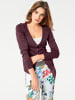Heine Feinstrickjacke in bordeaux
