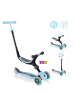 GLOBBER 3in1 Aufsitzrad, Laufrad, Scooter GO-UP FOLDABLE LIGHTS in pastellblau