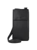 Greenburry Nappa Handytasche RFID Leder 8 cm in schwarz