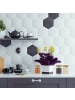 relaxdays 3 x Vorratsglas in Transparent/ Natur - 650 ml