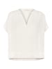 Kaffe Kurzarm-Bluse KAmilia Loose fit in Chalk