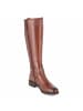 Tamaris Lederstiefel Braun