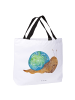Mr. & Mrs. Panda Shopper Tasche Schnecke Sir ohne Spruch in Weiß